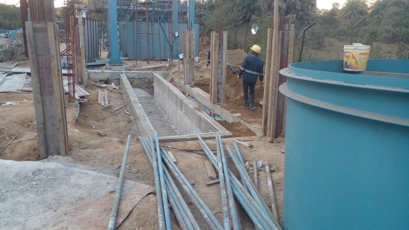 On-site civil construction and execution