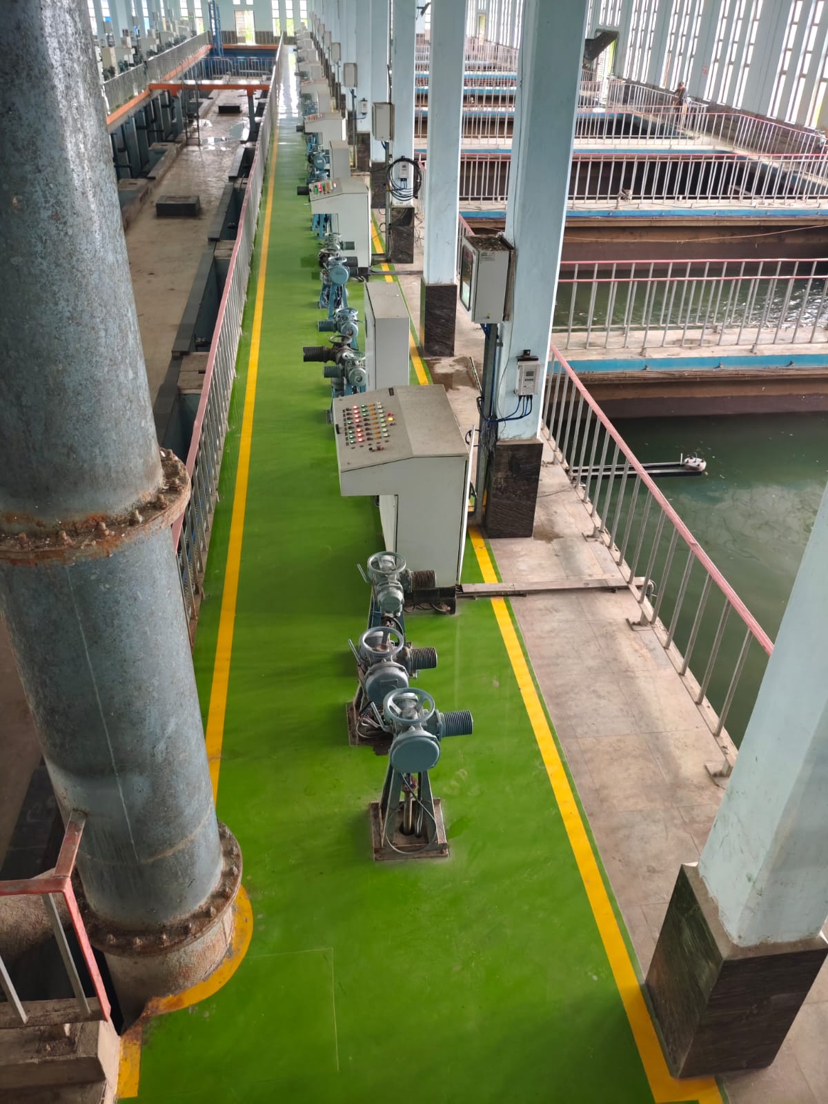 Field activity at the Jal Jeevan Mission project